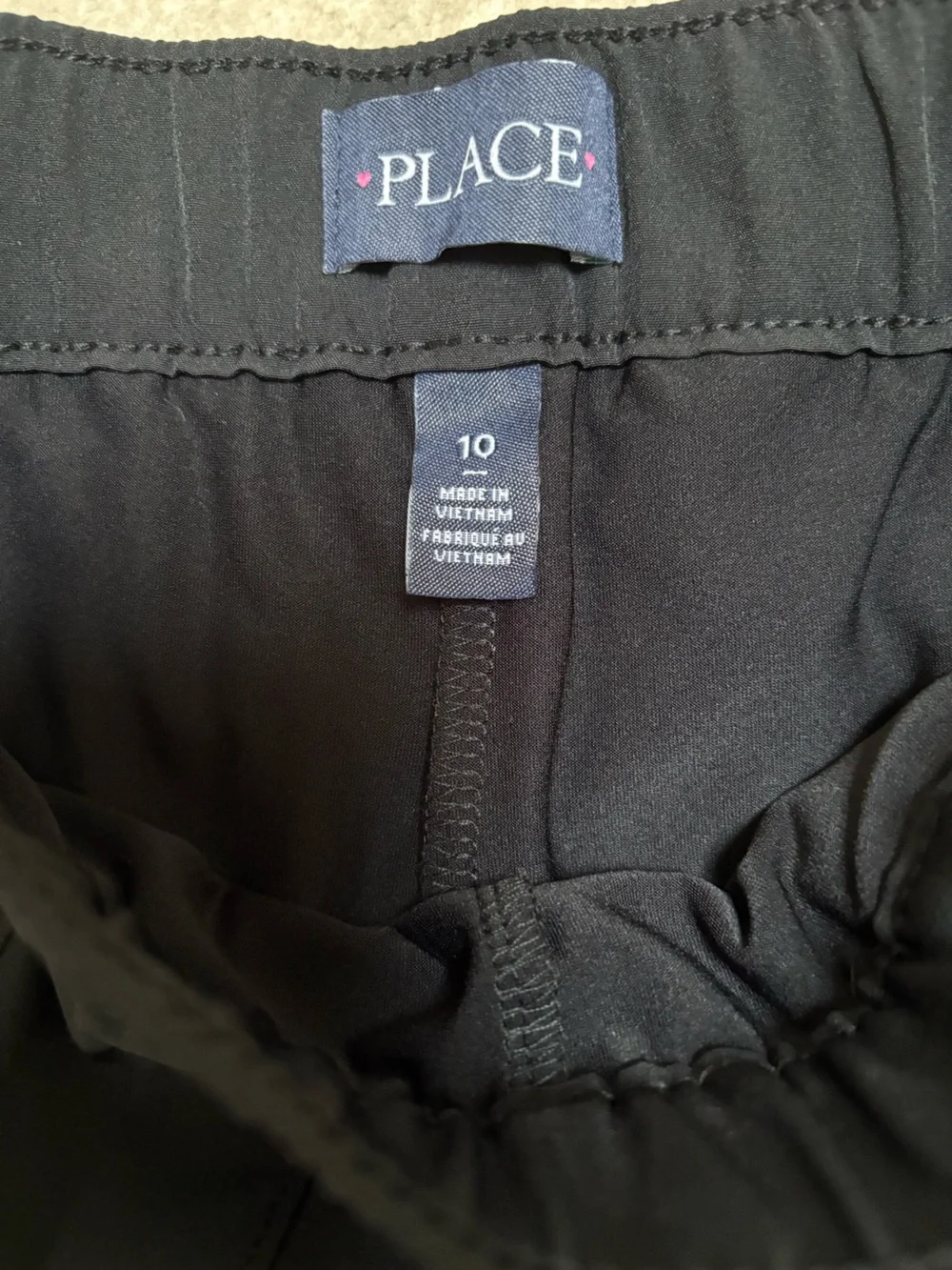 The Children's Place Black Pleated Girls' Skort. Size 10. Worn once!